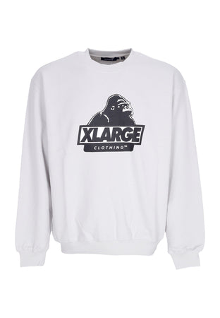 XLARGE Felpa Leggera Girocollo Uomo Slanted Og Crewneck Grey da uomo