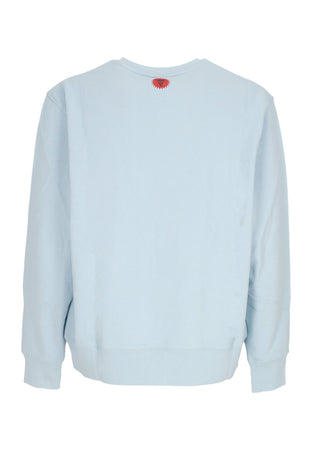 ICE CREAM Felpa Leggera Girocollo Uomo Soft Serve Crewneck Blue da uomo