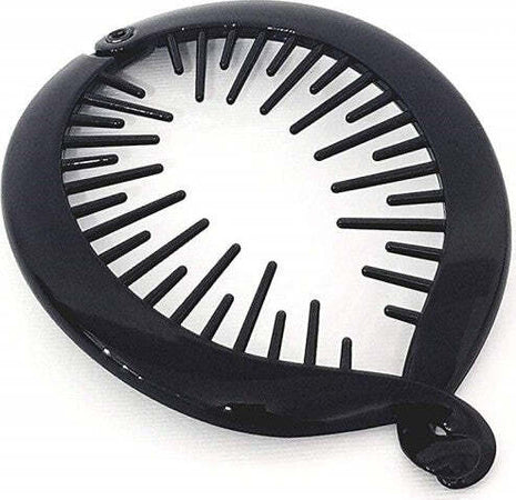Fermacoda-Pesce-Tondo-12-Cm-Banana-Pettine-Capelli-Ferma-Coda-Codini-Codino