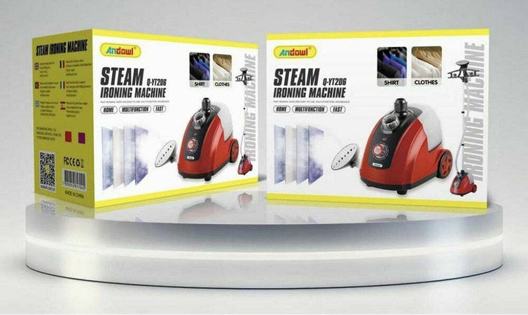 Ferro Da Stiro A Vapore Q-yt206 2000 Watt Stira Facile Vaporetto Ultra Veloce Casa e cucina/Ferri da stiro e accessori/Stiratrici a vapore verticali Trade Shop italia - Napoli, Commerciovirtuoso.it