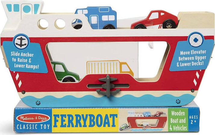 Ferryboat Melissa e Doug Nave Traghetto con Auto Gioco in legno Gioco in legno Papau - Giammoro, Commerciovirtuoso.it