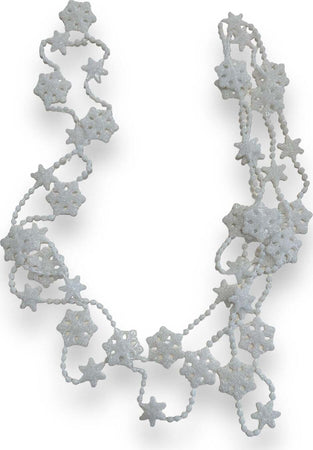Festone con fiocchi di neve colore argento per albero di natale h 160 cm Casa e cucina/Decorazioni per interni/Addobbi e decorazioni per ricorrenze/Decorazioni natalizie/Orpelli e festoni MagiediNatale.it - Altamura, Commerciovirtuoso.it