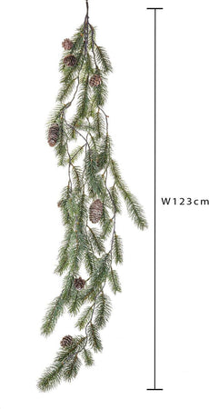 Festone con punte di Abete Glitter pigne ghirlanda decorativa color verde da 123 cm Casa e cucina/Decorazioni per interni/Addobbi e decorazioni per ricorrenze/Decorazioni natalizie/Orpelli e festoni MagiediNatale.it - Altamura, Commerciovirtuoso.it