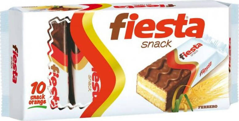Fiesta Ferrero Merendina Snack Fiesta Classica Monoporzione 36 Gr Cad. Merendine Fiesta Cioccolato Confezionate Singnolarmente Alimentari e cura della casa/Snack dolci e salati/Barrette ai cereali e barrette snack Non solo alimenti - Albano Laziale, Commerciovirtuoso.it