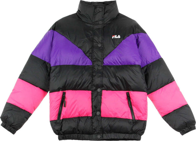 FILA-Piumino-Donna-Reilly-Black/tillandsia-Purple/pink-Yarrow-da-donna