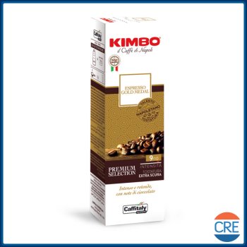 Caffè Espresso Gold Medal, 10 Capsule Kimbo per Caffitaly System