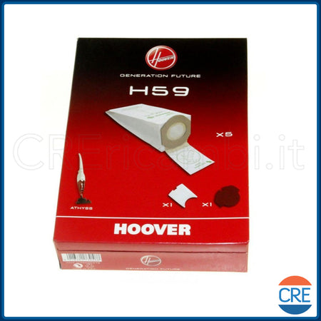 H54 Sacchetti Carta x5 con Filtri per Aspirapolvere Trilly