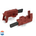Spazzola Carboncino Motore x2, Sandwich Sinistro, Faston 6.3mm, Adattabile per Lavatrice
