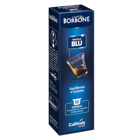 Caffè "Miscela Blu", 10 Capsule Borbone per Caffitaly System