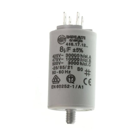 Condensatore 8uF 450V Ducati Adattabile a Affettatrice