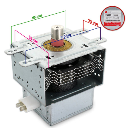 Magnetron 2M226 LG Compatibile Adattabile per Forno Microonde