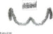 Filo Addobbo Ghirlanda Albero Di Natale 8 Cm X 2 Mt Silver Argento Decorazione Casa, arredamento e bricolage > Prodotti per Feste > Prodotti Natalizi Trade Shop italia - Napoli, Commerciovirtuoso.it
