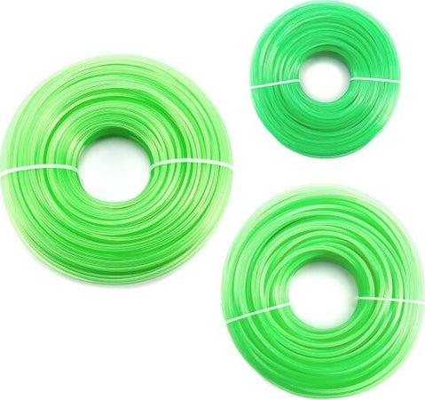 Filo-Decespugliatore-In-Nylon-Bobina-Rinforzata-Tondo-ø-3.0mm-X-20-Metri-Verde