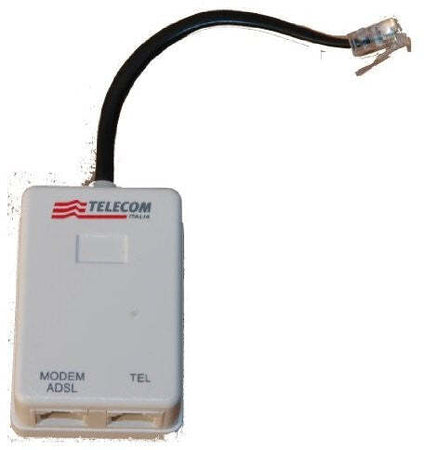 FILTRO ADSL 2 USCITE PLUG