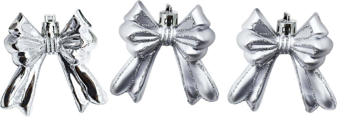 Fiocchetti pendenti lucidi e opachi con Glitter decorazione per albero da 7 cm Casa e cucina/Decorazioni per interni/Addobbi e decorazioni per ricorrenze/Decorazioni natalizie/Addobbi e decorazioni/Palle e palline MagiediNatale.it - Altamura, Commerciovirtuoso.it