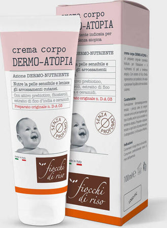 FIOCCHI DI RISO Crema Corpo DERMO ATOPIA Crema nutriente indicata per pelli a tendenza atopica 100 ml Cura del Corpo Sanitaria Gioia del Bimbo - Villa San Giovanni, Commerciovirtuoso.it