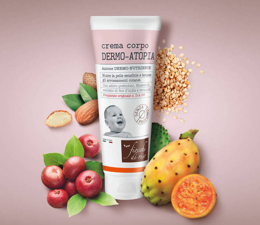 FIOCCHI DI RISO Crema Corpo DERMO ATOPIA Crema nutriente indicata per pelli a tendenza atopica 100 ml Cura del Corpo Sanitaria Gioia del Bimbo - Villa San Giovanni, Commerciovirtuoso.it