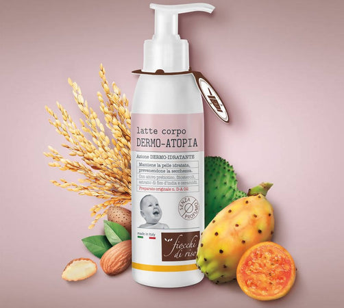 FIOCCHI DI RISO Latte Corpo DERMO-ATOPIA Latte idratante indicato per pelli a tendenza atopica 240 ml Cura del Corpo Sanitaria Gioia del Bimbo - Villa San Giovanni, Commerciovirtuoso.it