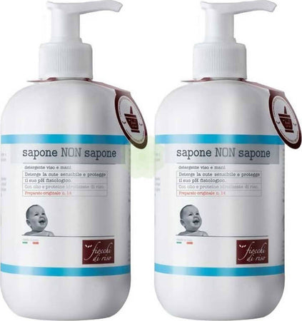 FIOCCHI DI RISO Sapone NON Sapone BIPACK 2x240ml Sapone Ultra Delicato Bambini e Neonati Detergente Viso Mani Sanitaria Gioia del Bimbo - Villa San Giovanni, Commerciovirtuoso.it