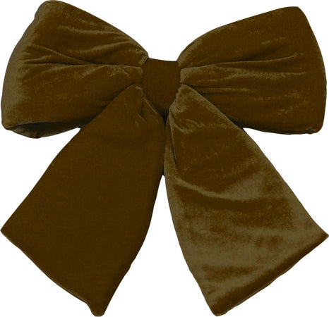 Fiocco imbottito in velluto Marrone decorazione natalizia per albero e ghirlanda dietro porta Casa e cucina/Decorazioni per interni/Addobbi e decorazioni per ricorrenze/Decorazioni natalizie/Fiocchi e nastri MagiediNatale.it - Altamura, Commerciovirtuoso.it