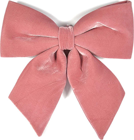 Fiocco Rosa in velluto imbottito decorazione natalizia per albero e ghirlanda dietro porta Casa e cucina/Decorazioni per interni/Addobbi e decorazioni per ricorrenze/Decorazioni natalizie/Fiocchi e nastri MagiediNatale.it - Altamura, Commerciovirtuoso.it