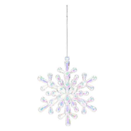 Fiocco pensile per albero di Natale iridescente per decorazione natalizia