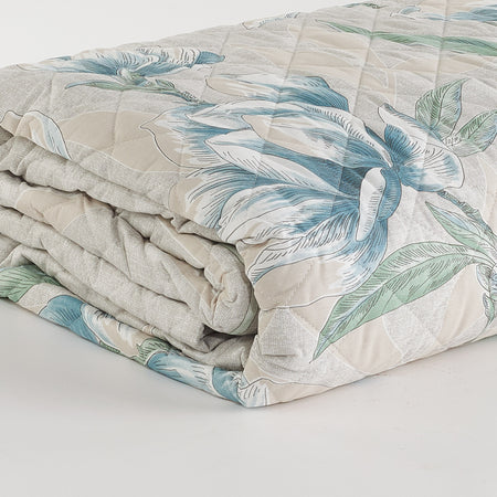 Copriletto trapuntato incanto Fiore matrimoniale imbottitura anallergica – Maè, Via Roma 60