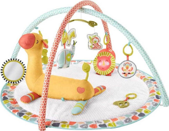 Fisher-Price-Palestrina-Neonato-Musicale-Giraffa-in-Tessuto-Giocattoli-Pendenti