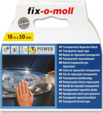FIX-0-MOLL---10mt-x-50mm---NASTRO-ADESIVO-EXTRA-FORTE-PER-RIPARAZIONI---COLORE-TRASPARENTE