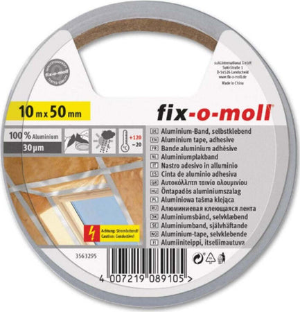 FIX-0-MOLL---10mt-x-50mm---NASTRO-ADESIVO-SIGILLANTE-IN-ALLUMINIO-PER-RIPARAZIONI---COLORE-ARGENTO