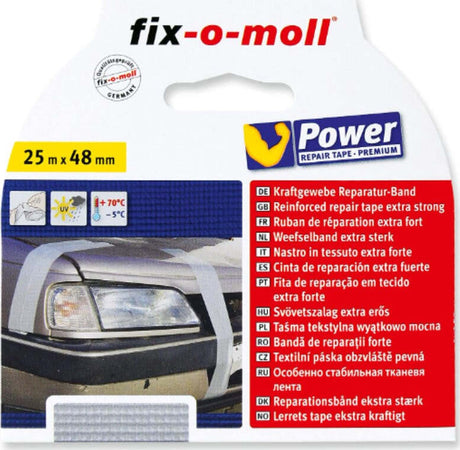 FIX-0-MOLL---25mt-x-48mm---NASTRO-ADESIVO-IN-TESSUTO-EXTRA-FORTE-PER-RIPARAZIONI---COLORE-ARGENTO