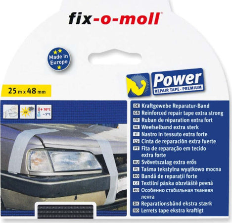 FIX-0-MOLL---25mt-x-48mm---NASTRO-ADESIVO-IN-TESSUTO-EXTRA-FORTE-PER-RIPARAZIONI---COLORE-NERO