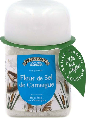 Fleur De Sel Puro E Naturale Sale Della Camargues 90g ( Fleur De Sel De Camargue ) Biologico in Flacone Senza Plastica Compostabile