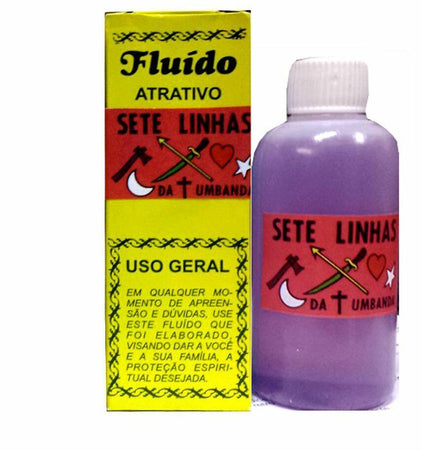 Fluido Aromatico Esoterico Brasiliano Atrativo Sete Linhas Da Umbanda 100 Ml