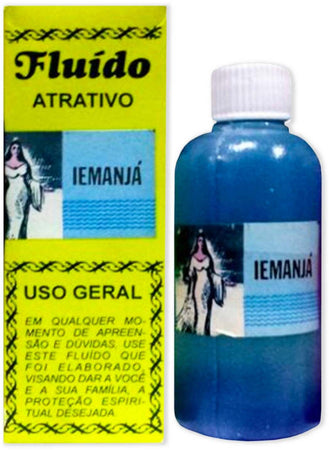 Fluido Aromatico Esoterico Brasiliano Atrativo Yemanja’ 100 Ml Olio Tipico Grande Santa 100% Brasile