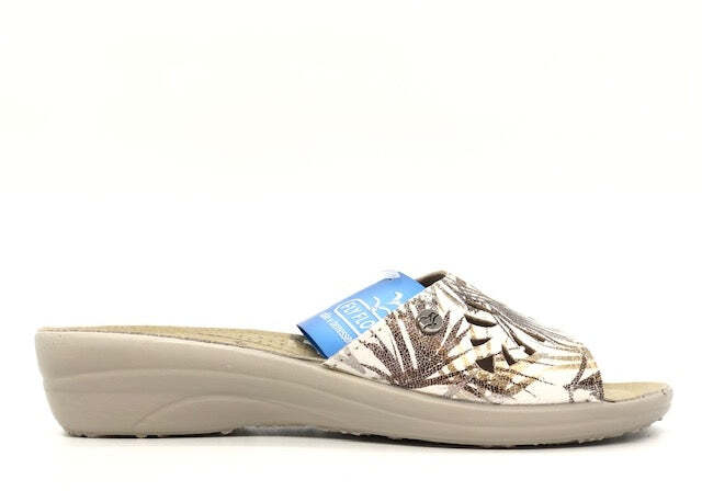 FLY FLOT Ciabatta donna aperta a fascia bianco