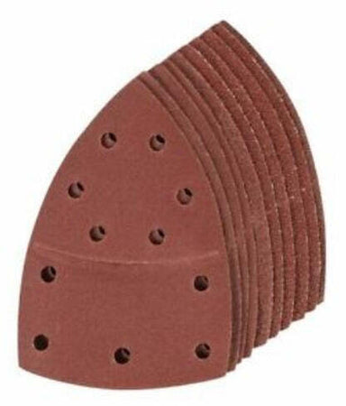 Fogli abrasivi a strappo 102 x 62 mm, 93 mm 10 p.zi forati silverline