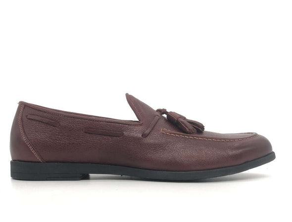 FONTANA Mocassini uomo con nappine 5771/2 bordeaux
