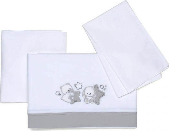 Foppapedretti Set Lenzuola per Lettino 3 Pezzi Sopra-Sotto-Federa Set Lenzuola Con Disegni Fantasia Casa e cucina/Tessili per la casa/Biancheria per la cameretta/Lenzuola e federe/Set di lenzuola e federe Sanitaria Gioia del Bimbo - Villa San Giovanni, Commerciovirtuoso.it