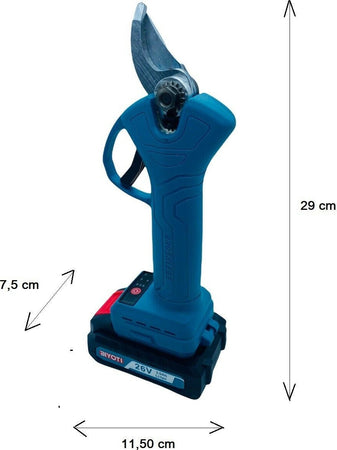 Forbice Da Potatura A Batteria Cesoia Tronca Rami 26v Cordless 2 Batterie 3.0ah Articoli da Giardino > Attrezzi da giardino > Utensili da giardino Trade Shop italia - Napoli, Commerciovirtuoso.it