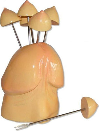Forchettine Aperitivo a forma di tette Tettine Con Base Addio Al Celibato Salute e cura della persona/Erotismo e contraccezione/Sex toys/Gadget per addio al nubilato e al celibato Kondorama - Martinsicuro, Commerciovirtuoso.it