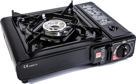 Fornello a Gas Da Campeggio Portatile Con Valigetta 2200 W Temperatura Regolabile Sport e tempo libero/Attività ricreative all'aperto/Camping e outdoor/Cucine e accessori da campeggio/Fornellini La Zappa - Altamura, Commerciovirtuoso.it