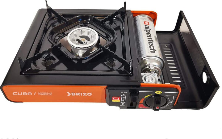 Fornello a gas da campeggio portatile con valigetta 2200 W temperatura regolabile Sport e tempo libero/Attività ricreative all'aperto/Camping e outdoor/Cucine e accessori da campeggio/Fornellini La Zappa - Altamura, Commerciovirtuoso.it
