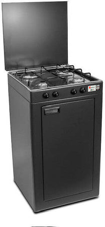 Fornello Cucina a Gas Gpl / Metano 4 fuochi grigio grafite con Mobile 541GSPGP