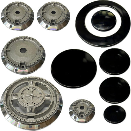 FOSTER BRUCIATORI PIATTELLI SPARTIFIAMMA PIANO COTTURA CUCINA 5 FUOCHI Casa e cucina/Utensili da cucina/Bruciatori da cucina Rossi Ricambi - Venetico Marina, Commerciovirtuoso.it