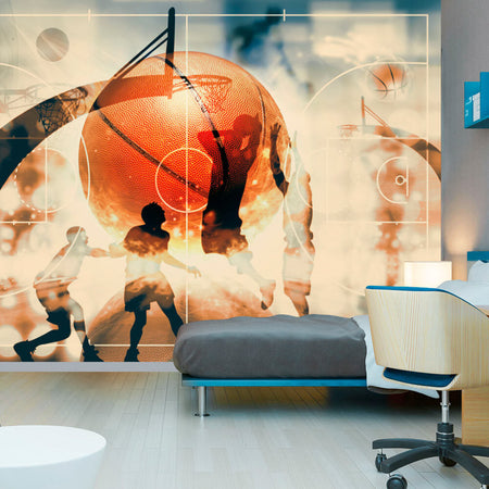 Fotomurale-Amo-il-basket!