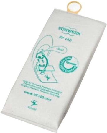 FP 140 Sacchetti Folletto Filtrello Premium per VK 140 - VK 150 Originali FP Vorwerk confezione da 6 Sacchetti FP140