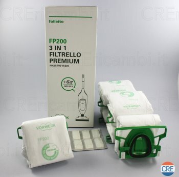 FP200-Sacchetto-Filtrello-Premium-x6-con-Profumi-Dovina-per-Folletto-VK200,-VK220S