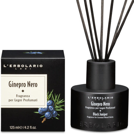 Fragranza per Legni Profumati con Bastoncini Ginepro Nero 125 ML