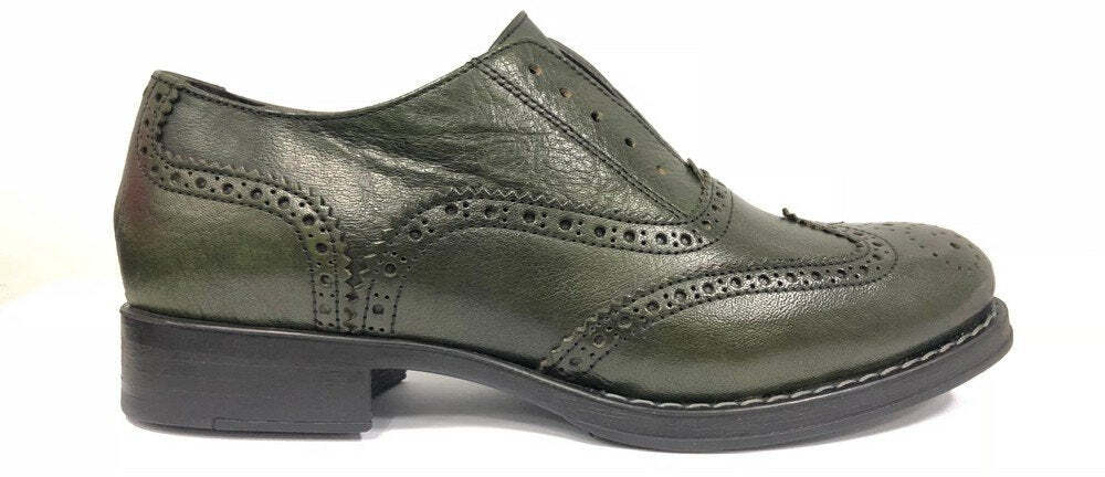 Francesine donna FLAMOUR pelle verde